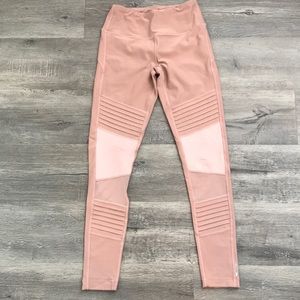 Light pink Moto leggings